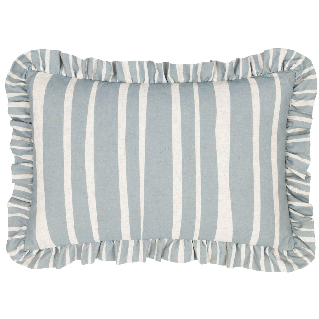 Carmon Stripe Ruffle Cushion