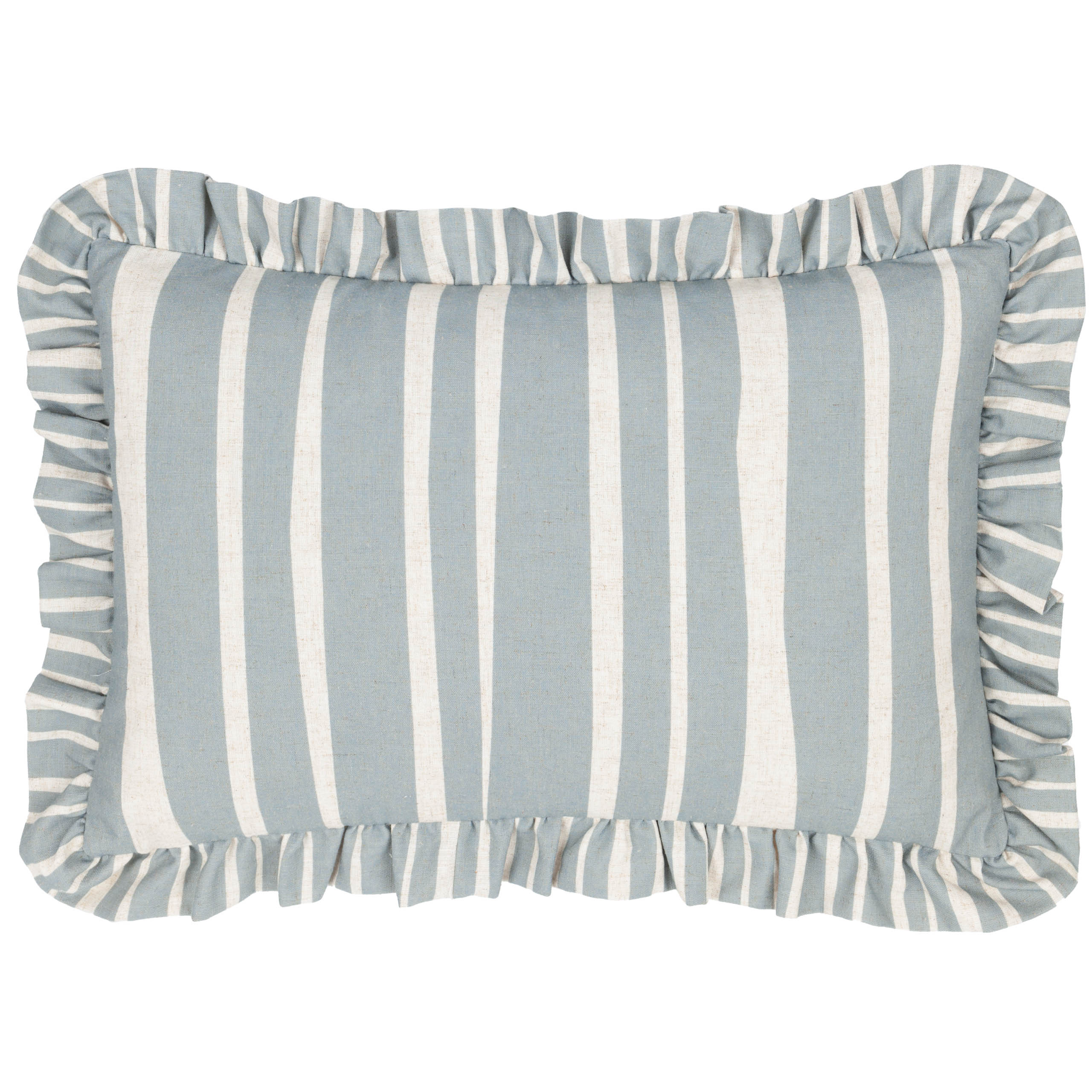 Carmon Stripe Ruffle Cushion
