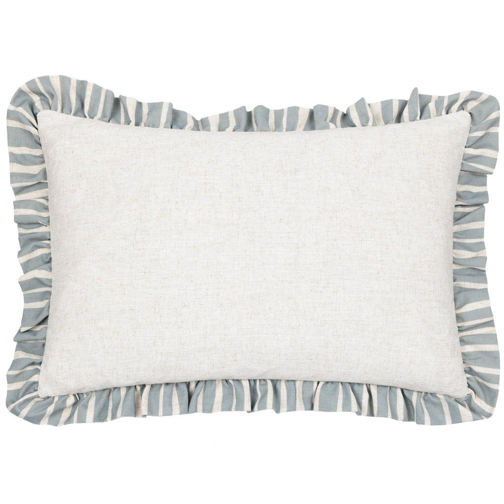 Carmon Stripe Ruffle Cushion