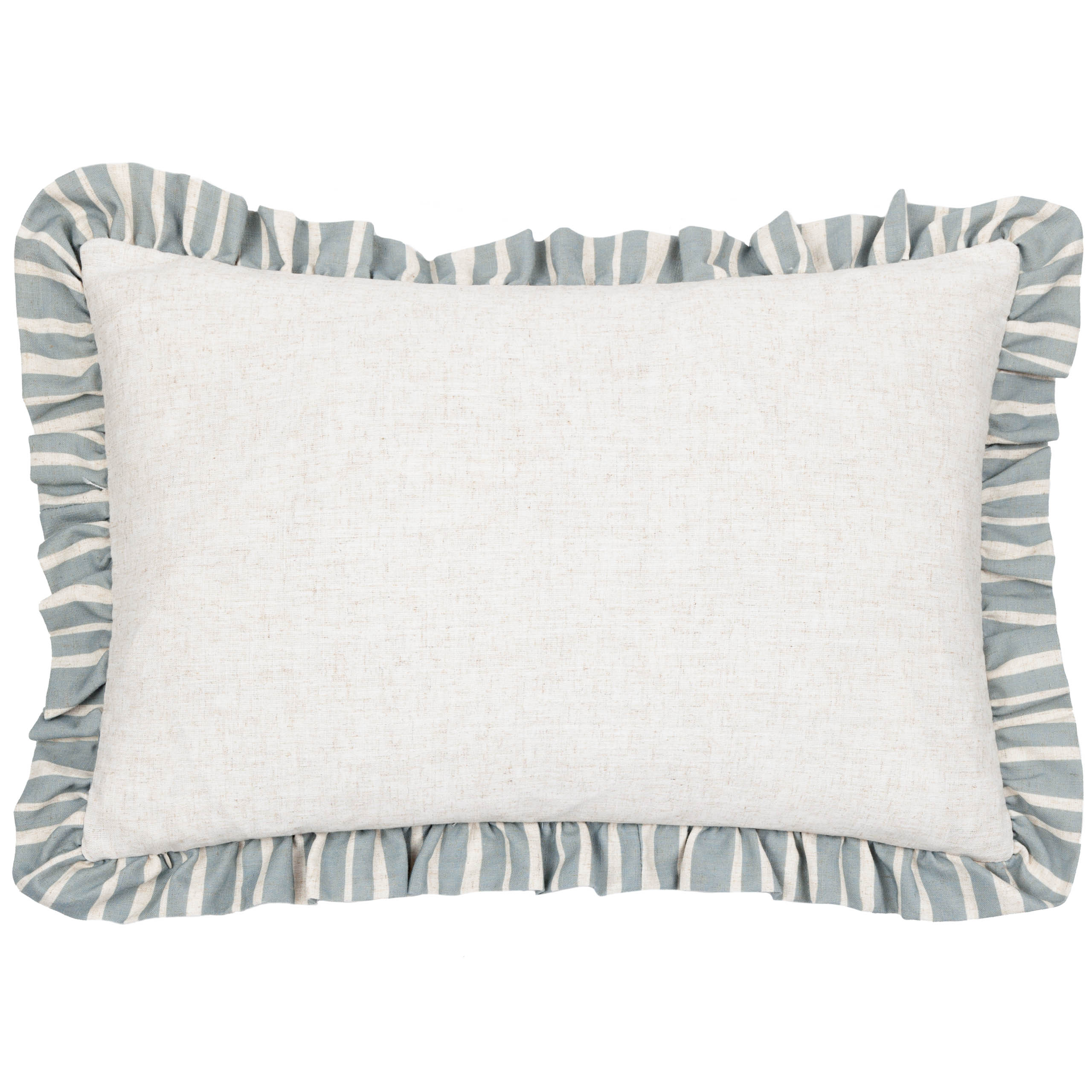 Carmon Stripe Ruffle Cushion