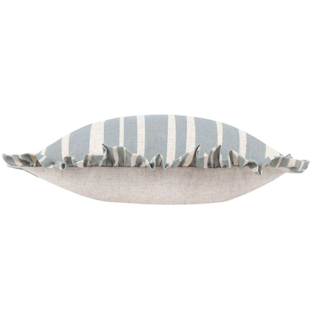 Carmon Stripe Ruffle Cushion