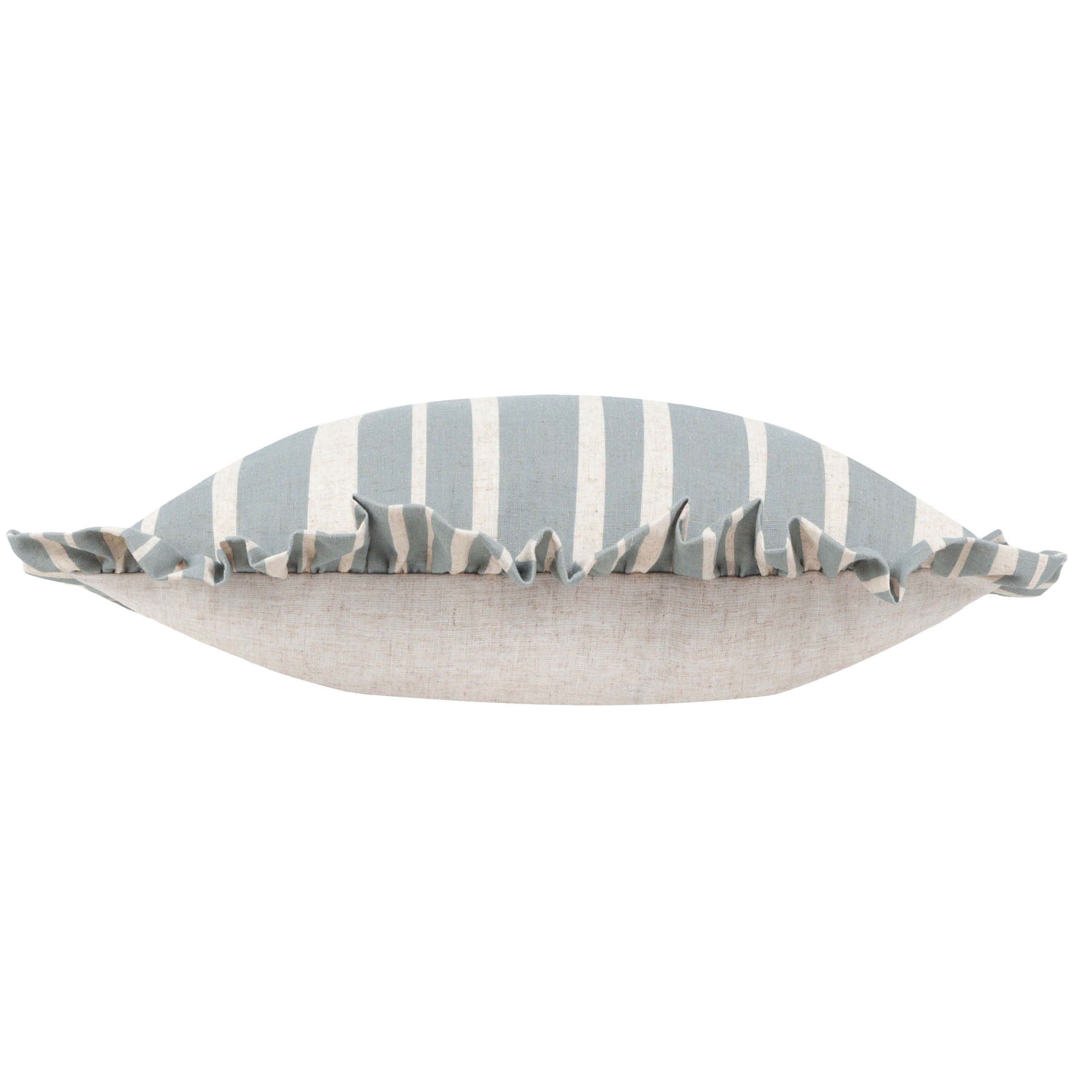 Carmon Stripe Ruffle Cushion