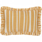 Carmon Stripe Ruffle Cushion