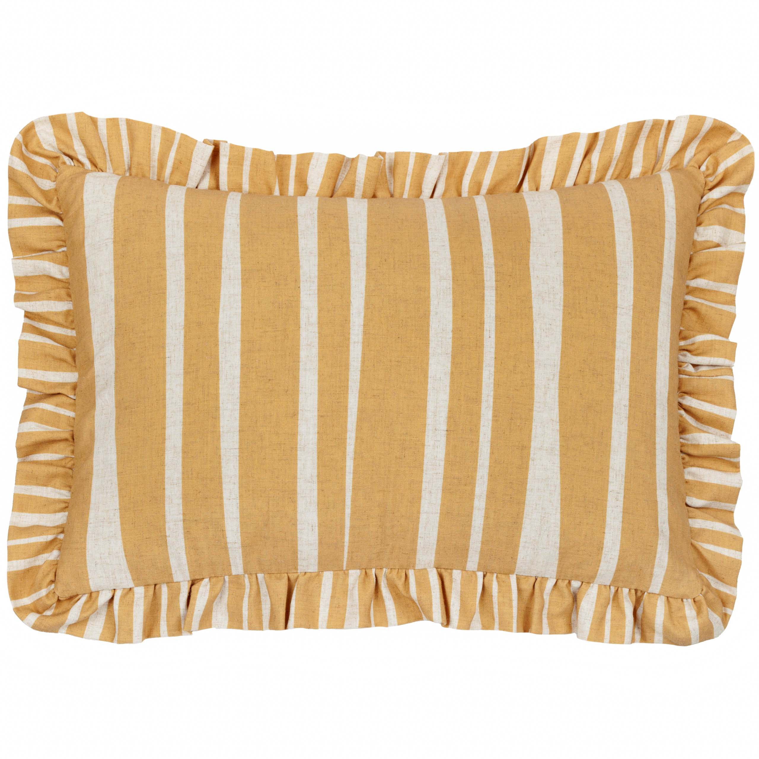 Carmon Stripe Ruffle Cushion