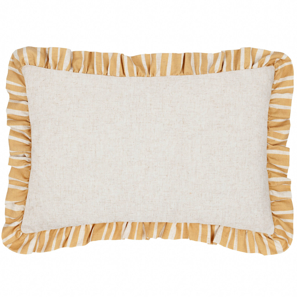 Carmon Stripe Ruffle Cushion