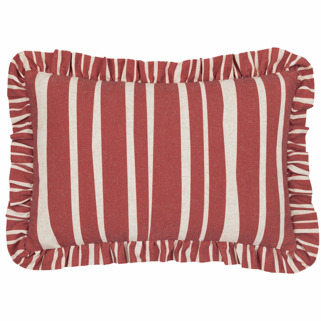 Carmon Stripe Ruffle Cushion