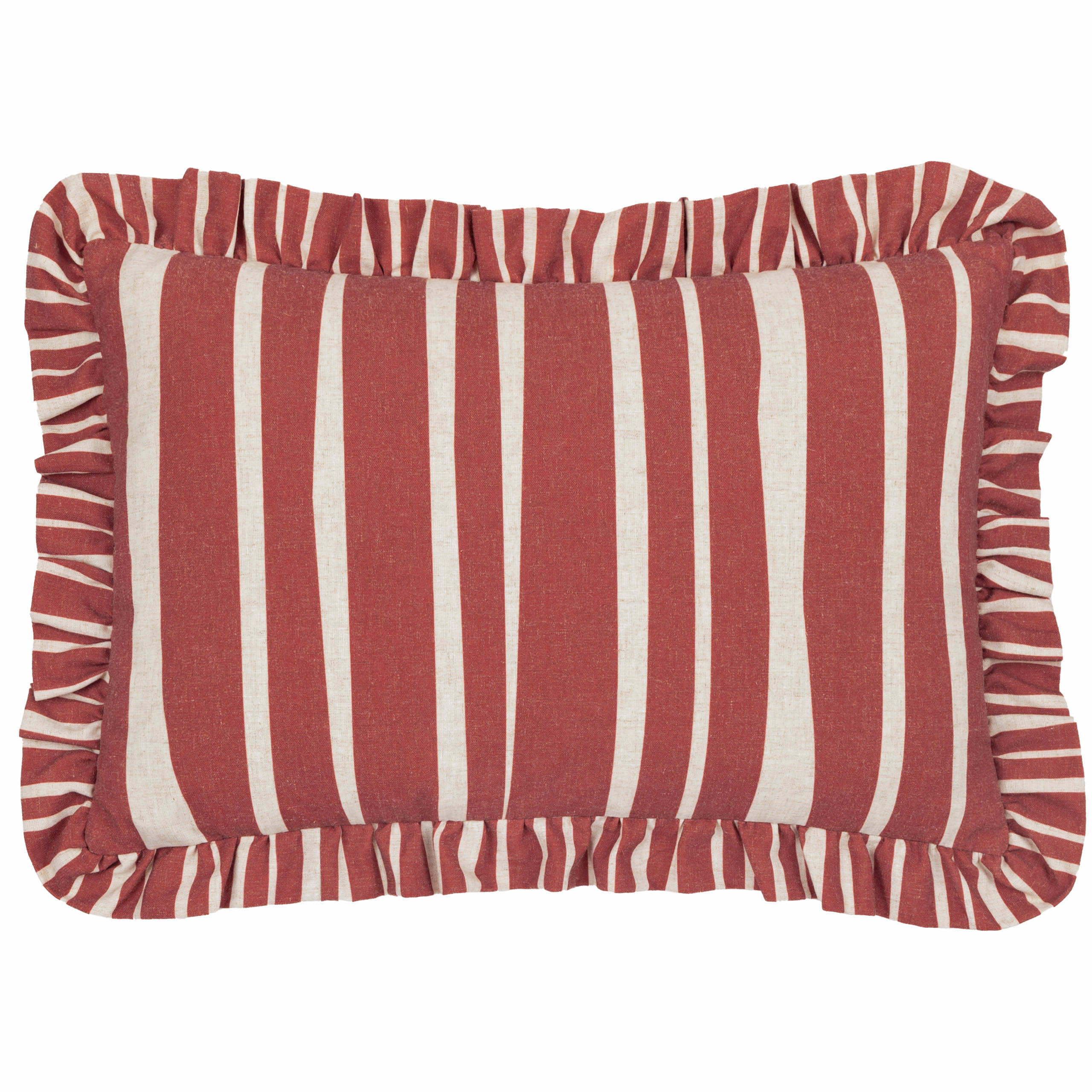 Carmon Stripe Ruffle Cushion