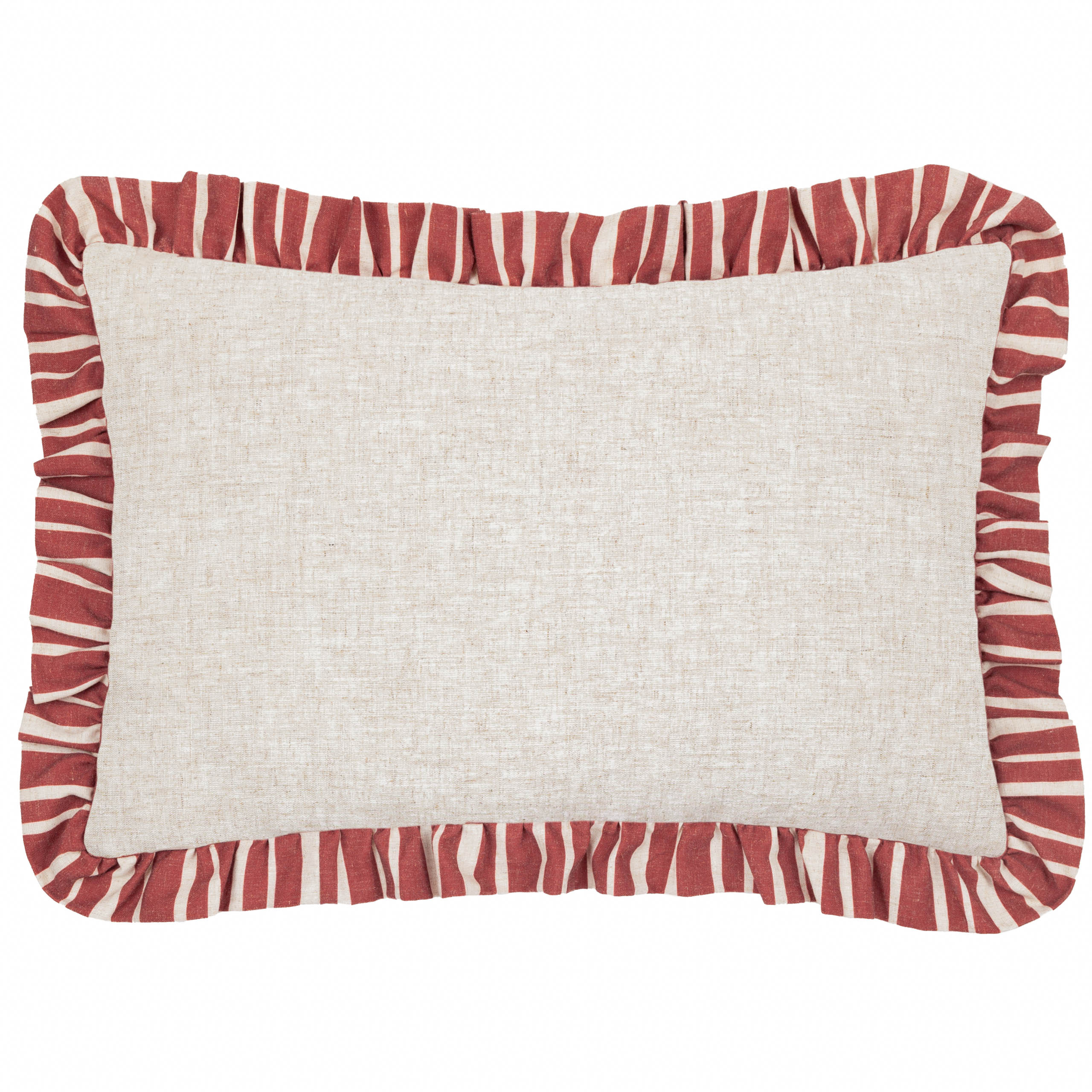 Carmon Stripe Ruffle Cushion