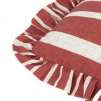 Carmon Stripe Ruffle Cushion