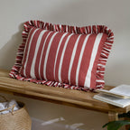Carmon Stripe Ruffle Cushion