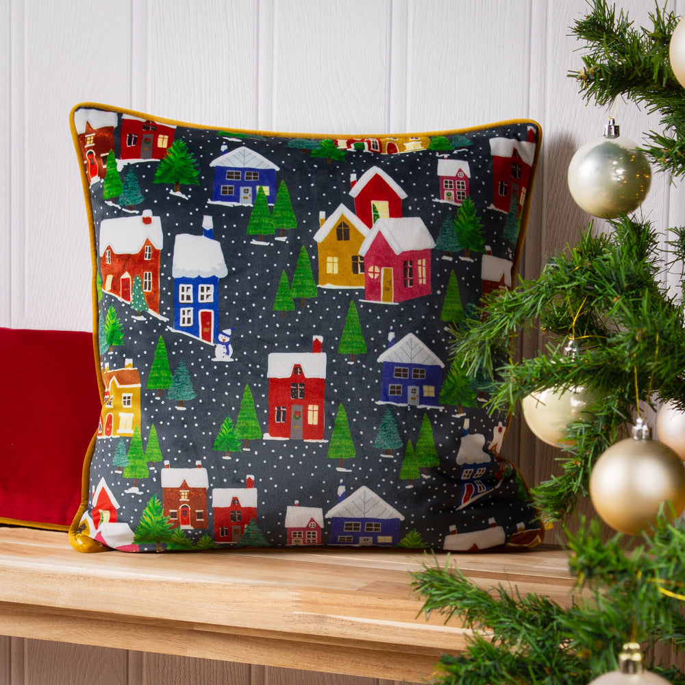Christmas Together Twilight Town Cushion