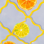 Citrus Trellis Printed Outdoor Cushion