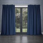 Cube Velvet Pencil Pleat Curtains