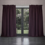 Cube Velvet Pencil Pleat Curtains