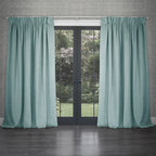 Cube Velvet Pencil Pleat Curtains