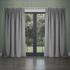 Cube Velvet Pencil Pleat Curtains