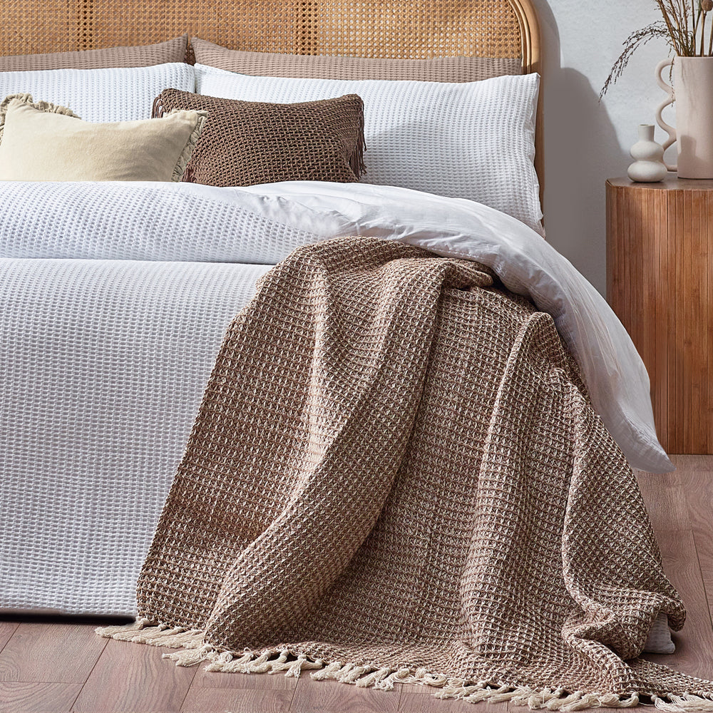 Chunky Waffle Duvet Cover Set