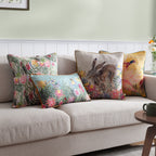 Country Wilds Blossom Hare Printed Cushion