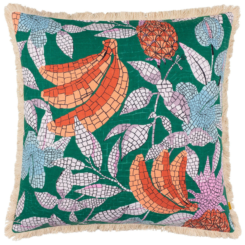 Cypressa Floral Mosaic Cushion