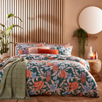 Cypressa Printed Floral Mosaic Duvet Cover Set