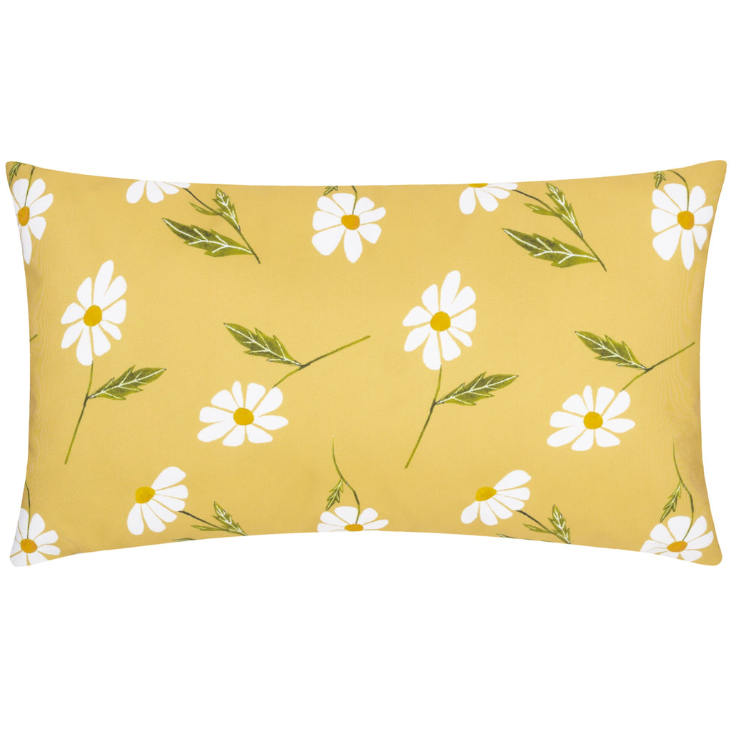 Daisies Floral Reversible Outdoor Cushion