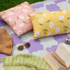 Daisies Floral Reversible Outdoor Cushion