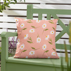 Daisies Floral Reversible Outdoor Cushion