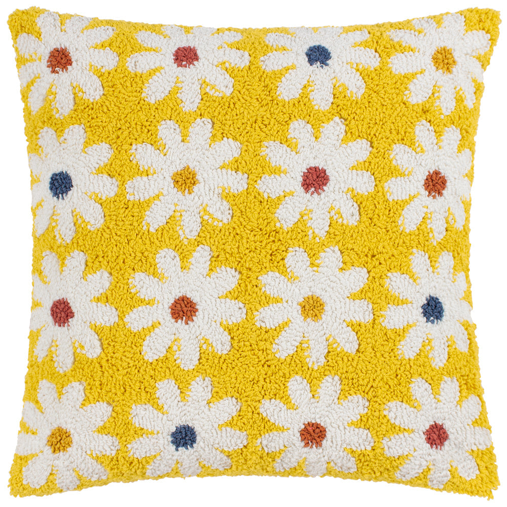 Daisy New Knitted Cushion