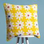 Daisy New Knitted Cushion