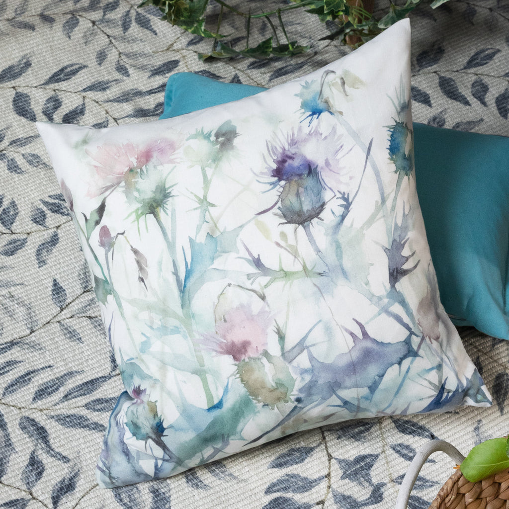 Damson Bristle Outdoor Cushion