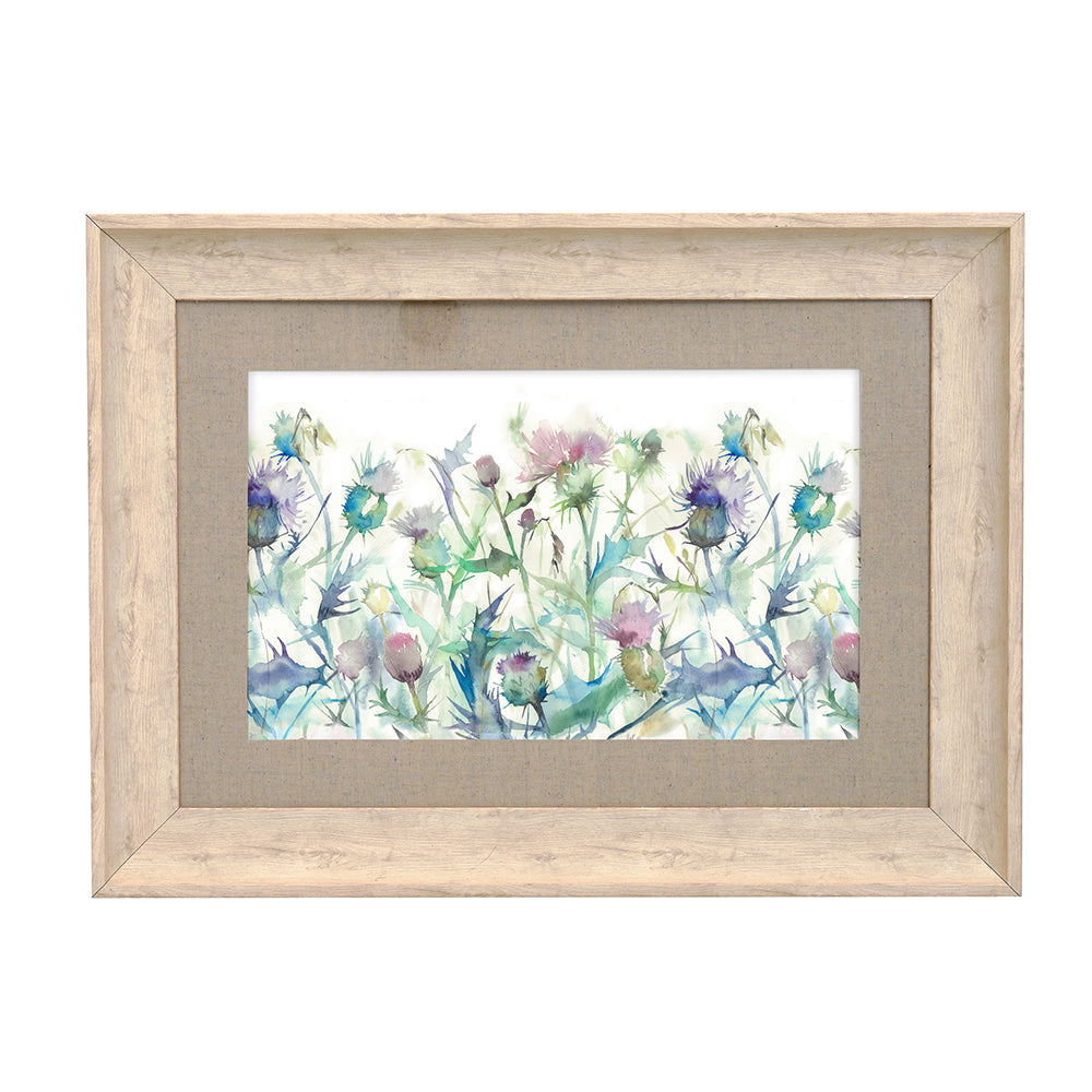 Damson Bristle Framed Print