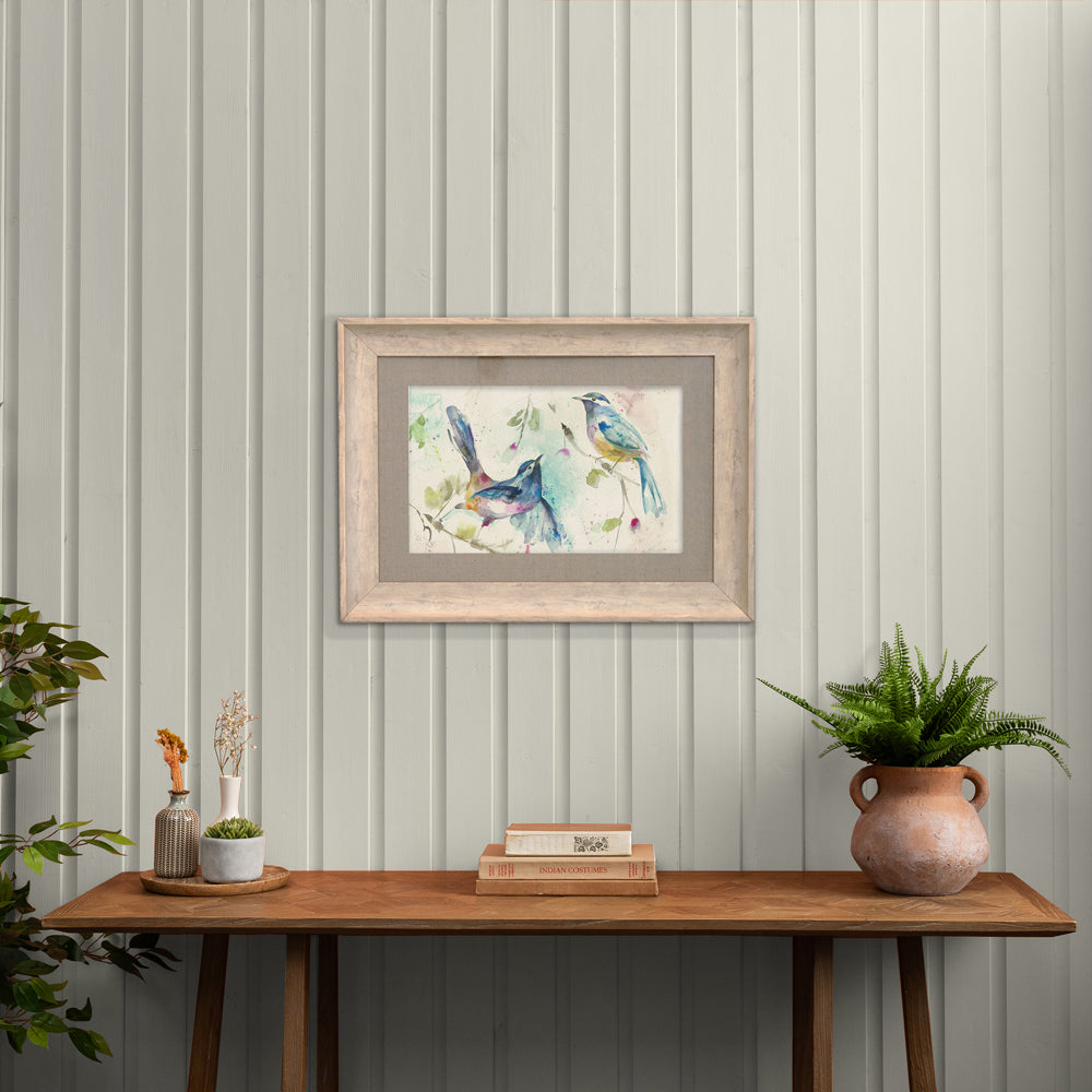 Damson Birds Framed Print