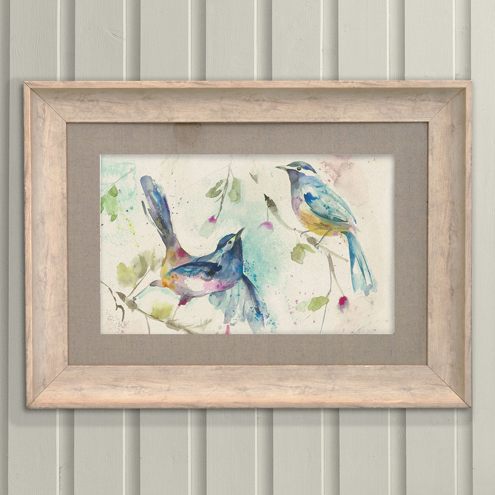 Damson Birds Framed Print