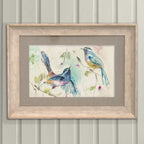 Damson Birds Framed Print