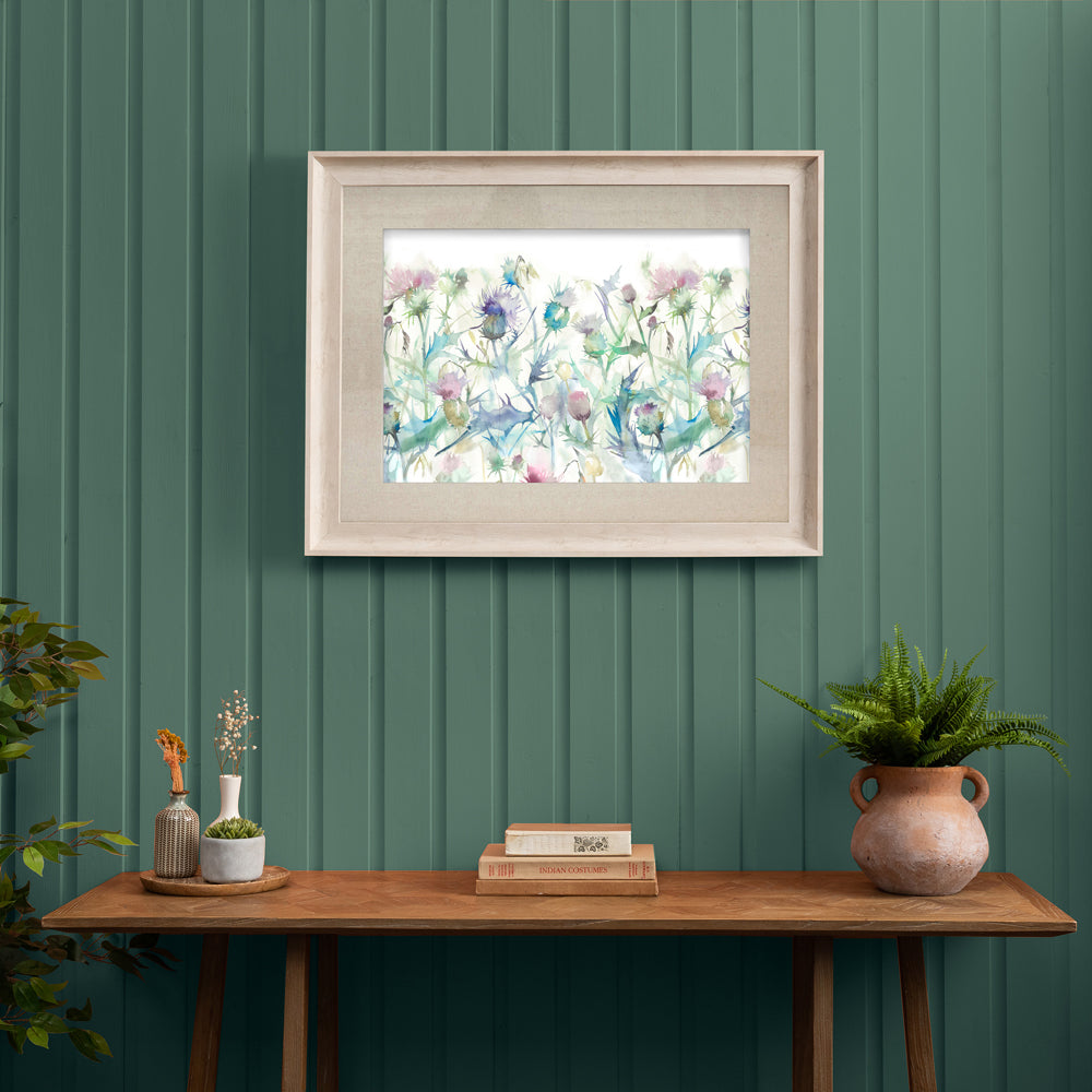 Damson Bristle Framed Print