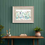 Damson Bristle Framed Print