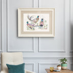 Dashing Pheasants Framed Print