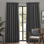 Dawn Textured Blackout Pencil Pleat Curtains