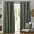 Dawn Textured Blackout Pencil Pleat Curtains