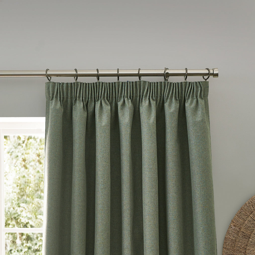 Dawn Textured Blackout Pencil Pleat Curtains