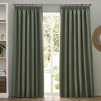 Dawn Textured Blackout Pencil Pleat Curtains