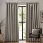 Dawn Textured Blackout Pencil Pleat Curtains
