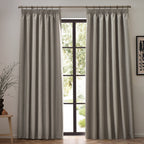 Dawn Textured Blackout Pencil Pleat Curtains