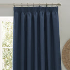 Dawn Textured Blackout Pencil Pleat Curtains