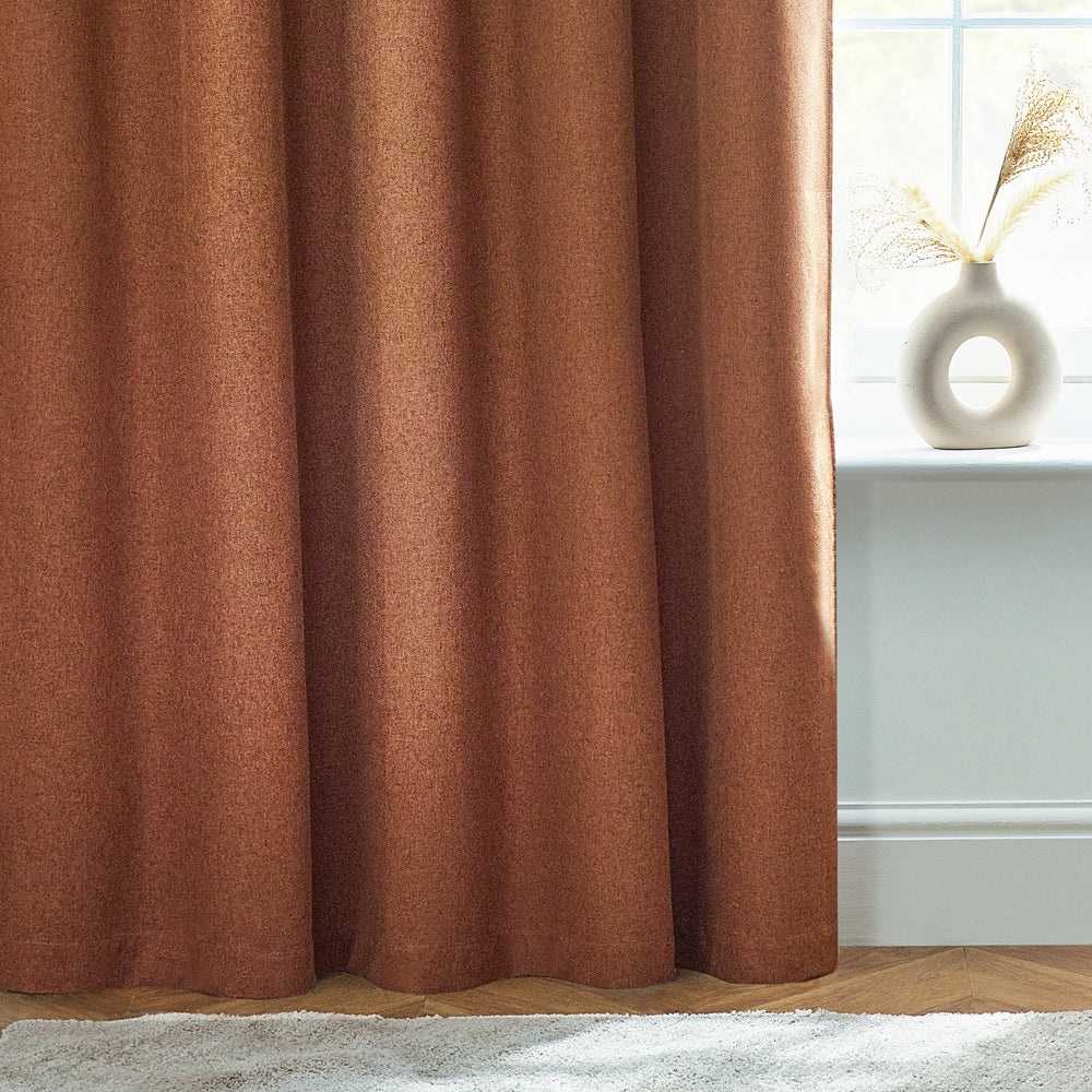 Dawn Textured Blackout Eyelet Curtains