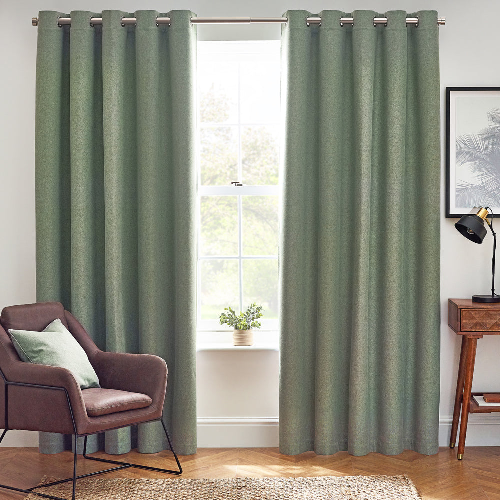 Dawn Textured Blackout Eyelet Curtains