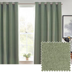 Dawn Textured Blackout Eyelet Curtains