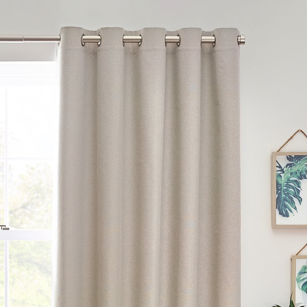 Dawn Textured Blackout Eyelet Curtains