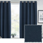 Dawn Textured Blackout Eyelet Curtains