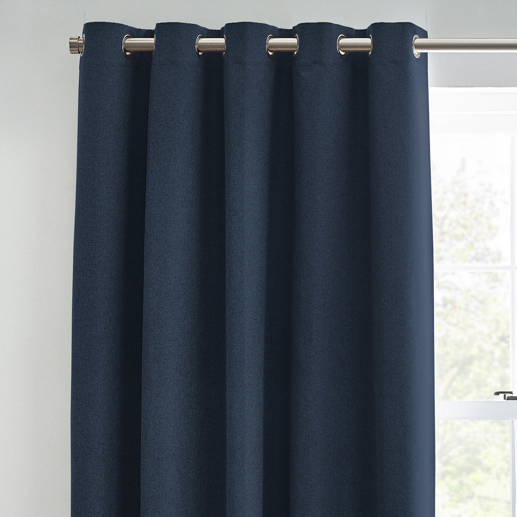 Dawn Textured Blackout Eyelet Curtains